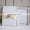 New Design Custom fashion New high quality wedding invitation silk boxes with brooch