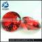 16mm New super bright red round brilliant cut synthetic gems crystal glass ruby prices rough uncut gemstones