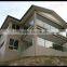 Frameless Patterned Glass Sheet Design For Glass Panel Installed For Terrace Glass Fence