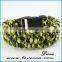 Military Colors Cheap Survival Bracelets Cross Paracord Outdoor Bracelets