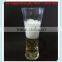 300ml/500ml carlsberg cup mouth blown glass carlsberg cup for beer