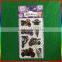 embossed PVC stickers motorcycle stickers