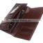Factory wholesale animal leather wallet vintage leather men long purse
