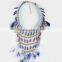 feather tassels fashion jewelry 2015 costume jewelry