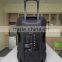 15 Inch Super Bassprofessional pa System Outdoor Trolley Bluetooth Speaker With Handle And Usb Input