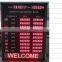 High brightness 2016 hot currency rate board