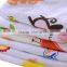 4-Pack Absorbent Cotton Baby Bandana Drool Bibs for Boys & Girls Natural Organic Color