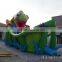 lifelike chameleon inflatable slide with full printing