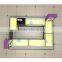 High end glossy piano finished jewellery showroom furniture design ideas