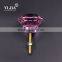 Professional Special Pantry Purple Crystal Knob With Metal Base
