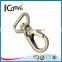 D shape custom metal key chain snap hook for bag