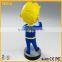 custom make design plastic bobble head figurines,custom plastic cartoon manlike figurine bobble toys in factory price