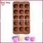 BT0090 New 15 Holes Pig Face Chocolate Mould Silicone Pig Cake Mould Funny Shape Silicone Cake Mould Silicone Chocolate Mold