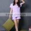 short sleeve cotton pajamas set for women women pajamas cotton