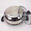 High Quality 10Pcs Stainless Steel Cookware Set With Bowls And Glass Lid