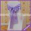hot popular satin purple chair sashes wholesale