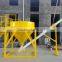 MB1200 Mobile concrete batching plant with screw conveyor, big bag cement silo and belt conveyor