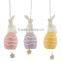 Pack of 12 Easter Bunny Holiday Hanging decorative Bell Ornaments 11"