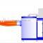 Biomass pellet burning stove JK-100Q