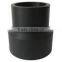 high quality black reducing coupling hdpe fitting reducing coupling
