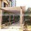 Waterproof interlocking composite decking plastic wood pergola for garden