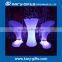 Illuminated furniture nightclub stool led bar chair
