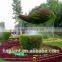 Aritificial green sculpture plastic plant statue artificial sculpture