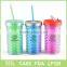 BSCI FDA LFGB DISNEY approved plastic soft drink mugs soft drink mugs manson jars with metal lid