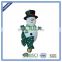 traditional XMAS snowman with scarf Poly resin hanger