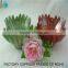 Glass plate flowers with cheap price