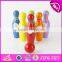 Wholesale mini wooden kids bowling playing set colorful children wooden bowling set toys W01A293