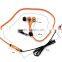 High Quality Metal Zipper Earphone With Mic