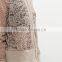 Lady New Fashion Jacket 95% Polyester 5% Elastane Casual Zipper Cuffed Hem Lace Bomber Jacket