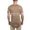 fashion embroidery side zipper long elongated mens tall t shirt