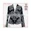 Hot sale fashion design long sleeve symmetrical print lady/woman suit