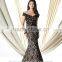 new cap sleeve lace mermaid vintage evening gown