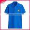 Manufacturer Wholesale Polo Customised Rubber Print Fashion Double Collar T-shirt