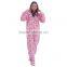 Cheap heart printed fleece onesie,pajamas