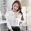 Custom Womens Chantity Nice Design Fashionable Ladies Formal Tops and Blouses Models for Summer