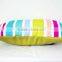 China Wholesale Home Decor Rainbow Striped Pillow Cover