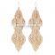 fashion geometric Plastic Pearl Zinc Alloy Earring dubai gold jewelry earring