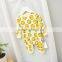 Wholesale cartoon full printing cotton baby autumn playsuit