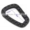 Outdoor Placstic POM D Shape Buckle Camping Climbing Carabiner Mountaineering Buckle Keychain Hook Y-280