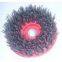 4 inch screw brush/Industrial steel wire brush for stone material/Diam 110mm abrasive brushes used in hand machine for grinding and polishing Marble,Granite,sandstone/