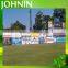Custom company poster football basketball fabric sideline banner