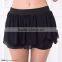 Dance wear girl mesh dance skirt with shorts/ skort