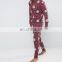 Loungewear Christmas Sweatshirt With Snowflake Print