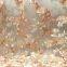 China Manufacture african handcut orange tulle embroidered lace fabric for wedding dress