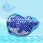 Cartoon Blue Whale Stuffed Soft Educational Toy Valentine Flower Kid DIY Pillows