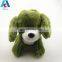 soft long plush stuffed toy green pv plush dog for promotion gifts